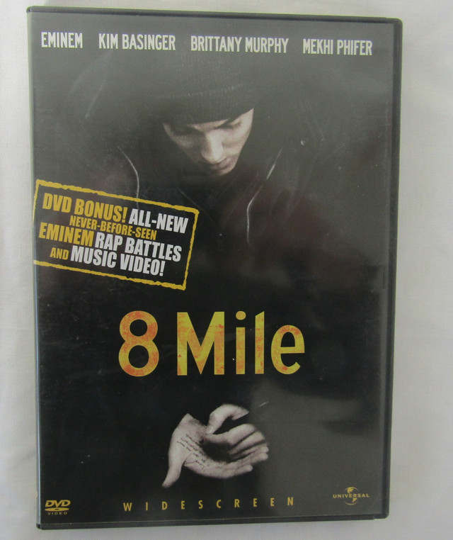 8 Mile Widescreen Eminem Rap Battles Kim Basinger DVD Powerful! in CDs, DVDs & Blu-ray in Cole Harbour