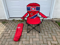 Chaise Pliante des Canadiens de Montréal avec Sac de Transport