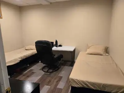 A private room in a house.