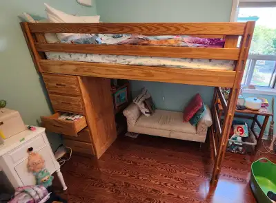 Solid Wood Loft Bed, View more