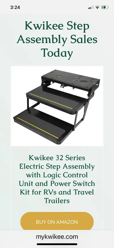 Kwikee power entrance steps , brand new, never used , if you need any more dimensions please let me...