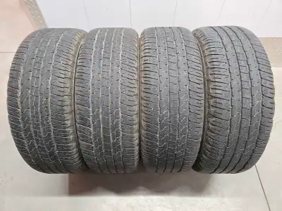 Complete set Goodyear Wrangler Fortitude HT Tires. 265/70R16 good condition set if you need four at...