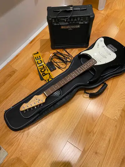 Electric guitar and Amplifier, View more