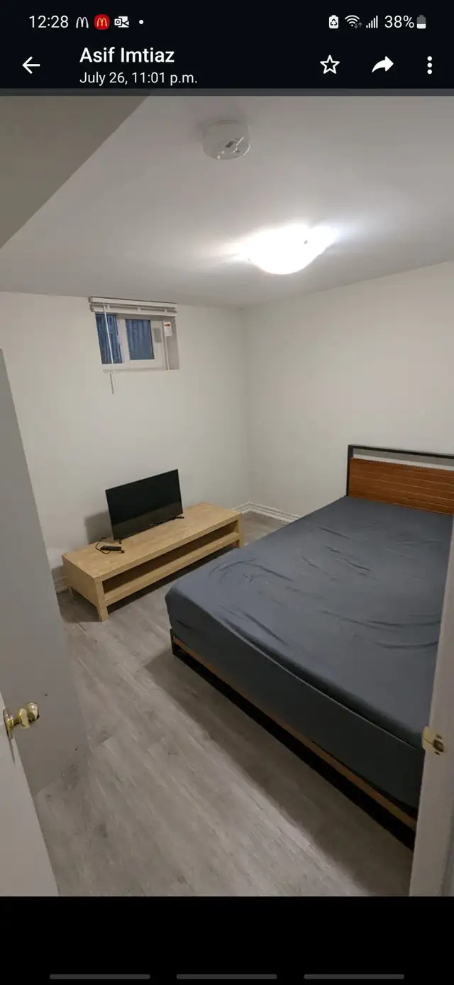 Basement Room for Rent in Scarborough