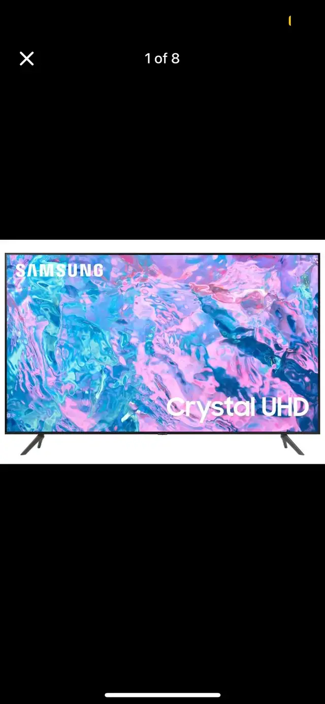 Samsung 65" 4K UHD HDR LED Tizen Smart TV (UN65CU7000FXZC) - 202 in TVs in Ottawa - Image 2