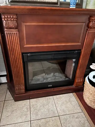 Mantel fireplace, View more