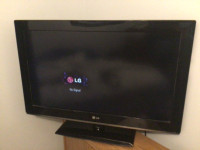 LG TV with remote