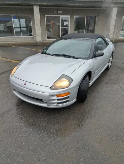 2001 Mitsubishi Eclipse Spyder GT 127 607 mile 205 363 km $2500 timing belt changer 140 000 km radia...