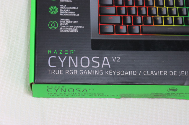 Razer Cynosa V2 Gaming Keyboard: Customizable (#5029) in Mice, Keyboards & Webcams in City of Halifax - Image 2