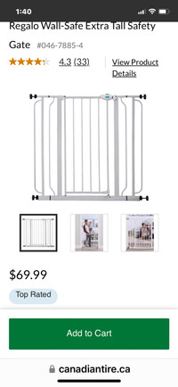 BRAND NEW Regalo extra tall baby gate
