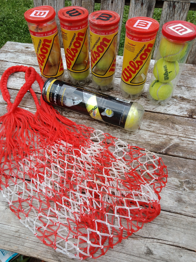 5 Roles Of Wilson Tennis balls, 1 Roll Dunlop (2 Balls)  in Tennis & Racquet in Oshawa / Durham Region - Image 3