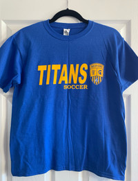 Kids titans soccer jersey