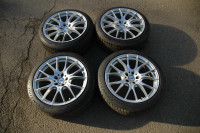 Jdm 19" Rays Homura 2X7 Rims & Tires (5x114.3) Staggered