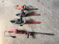 Various electric hedge trimmers