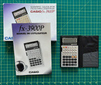 Calculatrice Scientifique Programmable Casio FX-3900P **RARE**