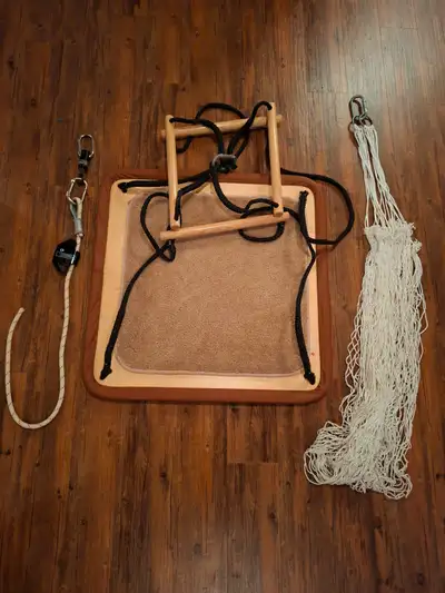 ensemble de thérapie plateforme balançoire, filet et suspension, View more