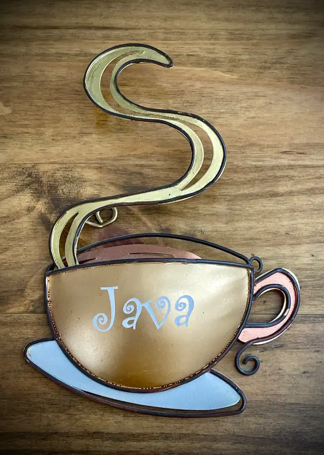 Latte • Mocha • Java Lightweight Metallic Wall Art • Coffee Bar in Home Décor & Accents in Kitchener / Waterloo - Image 3