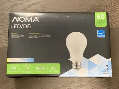 NEW Led light bulb standard size A19 base, View more