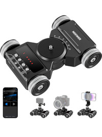 NEEWER Upgraded Motorized Camera Dolly Kit with App Control