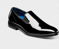 Men's Nunn Bush Formal Flex Plain Toe Slip on Dress Shoe