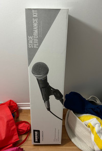 NEW Shure mic stage performance kit 