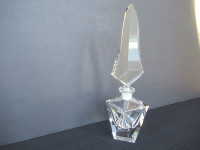 Vintage Crystal Perfume Bottle with Stopper