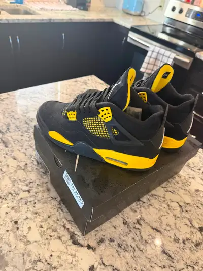 Jordan 4s worn twice with box, View more