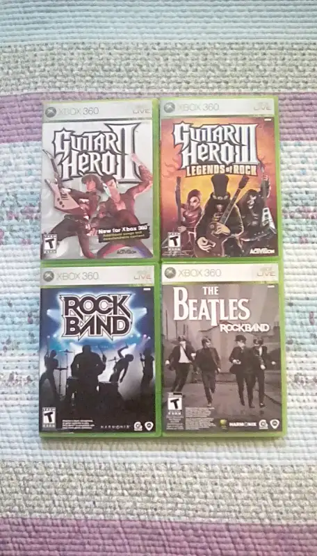 XBOX and XBOX 360 games: Including Rock Band, Guitar Hero games in XBOX 360 in City of Toronto - Image 9