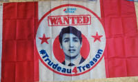 Trudeau For Treason Flags (BRAND NEW)