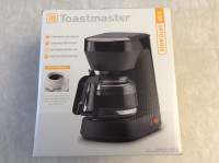 Coffee Maker Brand NEW Toastmaster capacity 5 cup, Glass Carafe