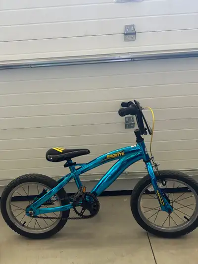 Radiate Metaloid Kids' Bike, 16-in Wheel, Blue/Yellow, View more