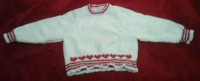 Toddlers Hearts Baby Sweater 7 for Sale $50.00 Each