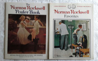 NORMAN ROCKWELL POSTER BOOKS (BOTH BOOKS $25.00)