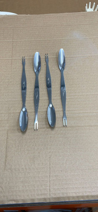 Lobster spoon / fork set of 4 utensils 