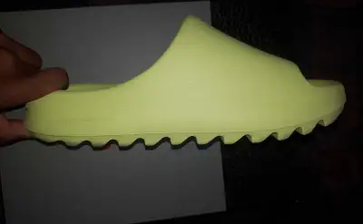 adidas yeezy slide glow green, View more
