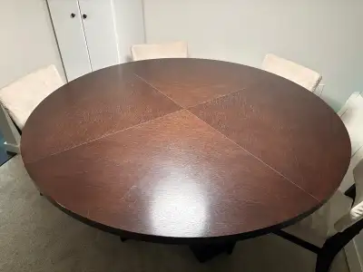 table top 60”, engineered wood., View more