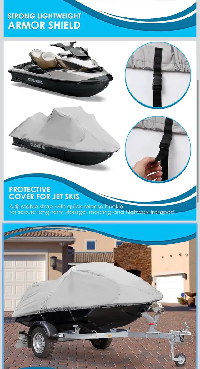 Pyle Universal Jet Ski Cover in Other in Ottawa - Image 3