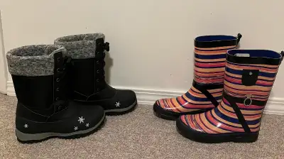 Big Kids Baffin Winter Boots, Rubber Boots sz 3, View more