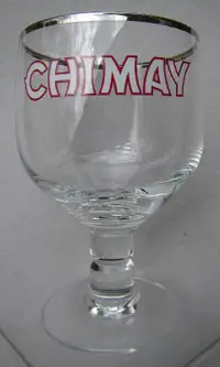 Chimay beer goblet (LIKE NEW)