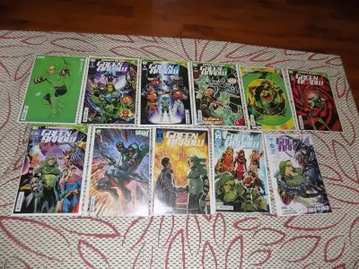 THIS IS FOR GREEN ARROW #1 - 11 FROM DC COMICS. ALL FIRST PRINT COMIC BOOKS ARE IN NEAR MINT CONDITI...