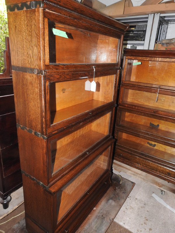 antique barrister bookcase (Macey), step back circa 1910 in Bookcases & Shelving Units in Hamilton