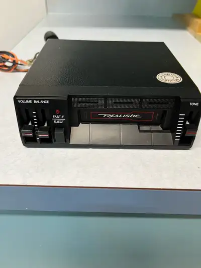 New Vintage Realistic Under Dash Car Cassette Deck, View more