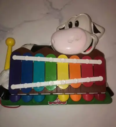 Cow xylophone rainbow tiles for children, View more