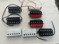 Lot of electric guitar pickups- take them all