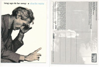 Charlie Watts-Virgin Records Long Ago & Far Away Postcard-1996