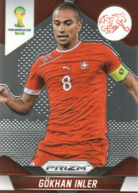 2014 Panini Prizm World Cup Soccer #184 Gokhan Inler Switzerland