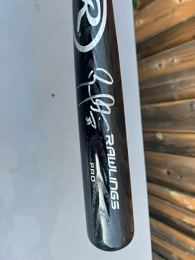 Autograph Blue Jays baseball bat, View more