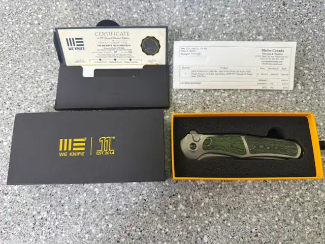 We Knife Co #702XI Jungle Wear Knife Boxed in Hand Tools in Oshawa / Durham Region - Image 2