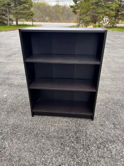 black wooden bookcase, View more