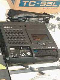 Japanese made Sony cassette player/recorder & tapes